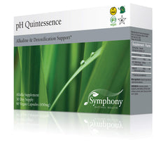 Natural Health International pH Quintessence green-tones label uses natural balance