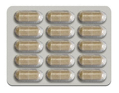 Capsule closeup reveals standardized active compounds in each dose.