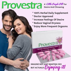 Natural Health Source Provestra tablets in hand for convenient daily routine