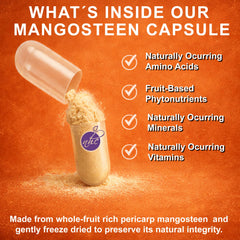 Natural Home Cures Mangosteen Pericarp Capsules daily-use scene promotes convenience.