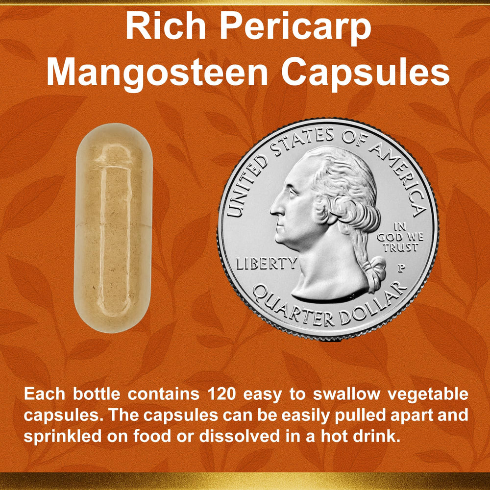 Natural Home Cures Mangosteen Pericarp Capsules wild-crafted source underscores quality and potency