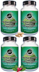 Natural Home Cures Nopal capsules bottle front for convenient fiber support.
