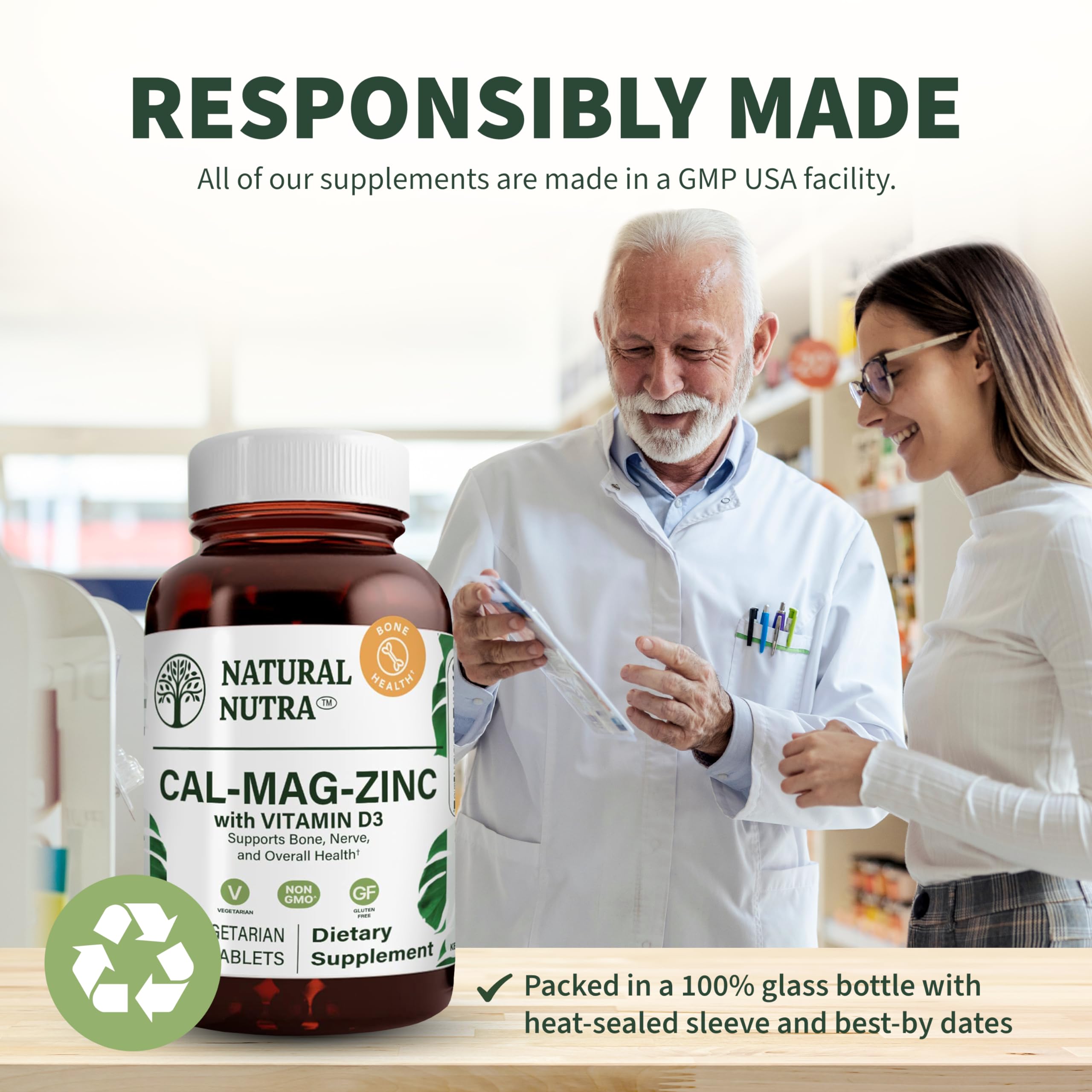 Natural Nutra CMZ with Vitamin D3 supports daily immune-friendly wellness.