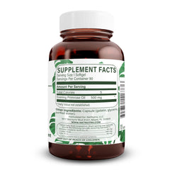 Natural Nutra Evening Primrose Oil bottle label highlights 500 mg strength.