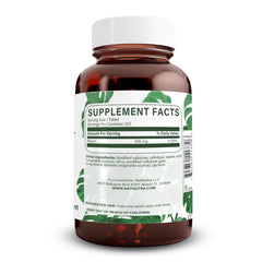 Natural Nutra Niacin 500mg tablets in a clear bottle highlighting time-release formula.