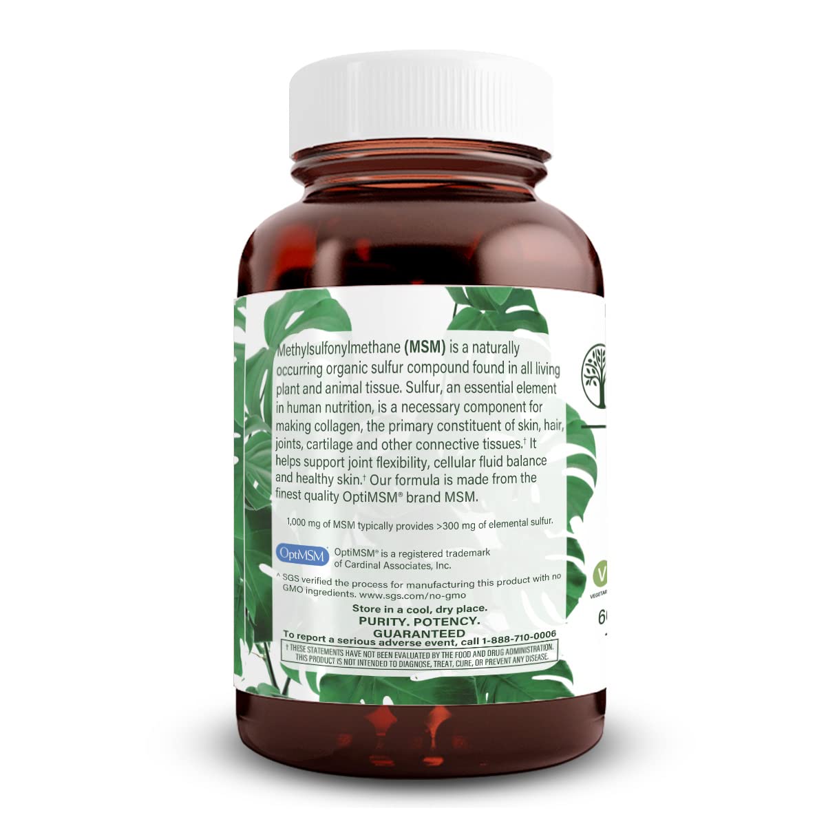 OptiMSM hair health focus suggesting stronger, healthier hair