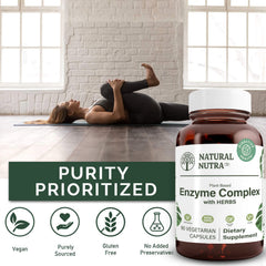 Natural Nutra capsules view emphasizes convenient, plant-based formula for better absorption.