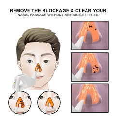 Natural Solution neti pot ready-for-use image conveys simple nasal rinse routine.