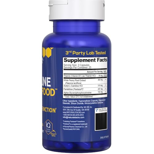 Natural Stacks Acetylcholine Brain Food usage scene in a daily routine
