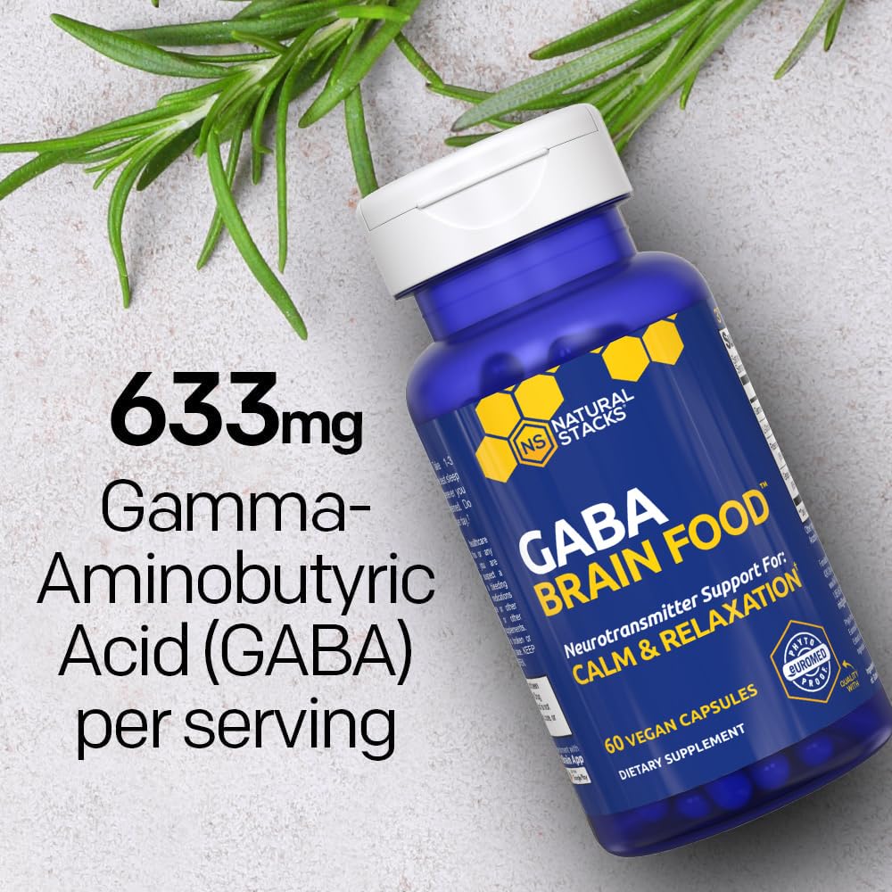 Natural Stacks GABA Brain Food grape seed extract for brain health