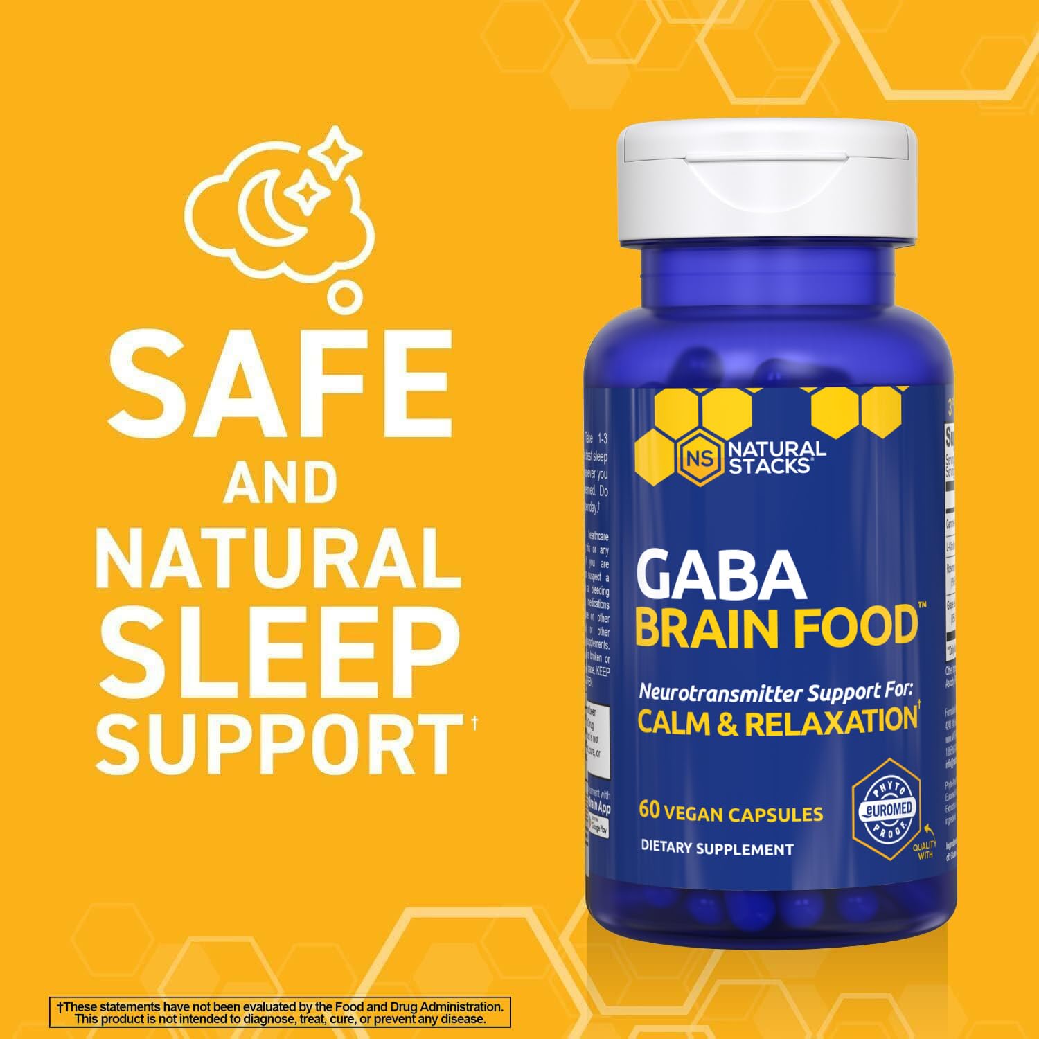 Natural Stacks GABA Brain Food rosemary extract mood support