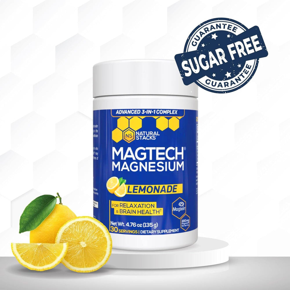 NATURAL STACKS MagTech open-source brand emphasizes full label disclosure and testing.