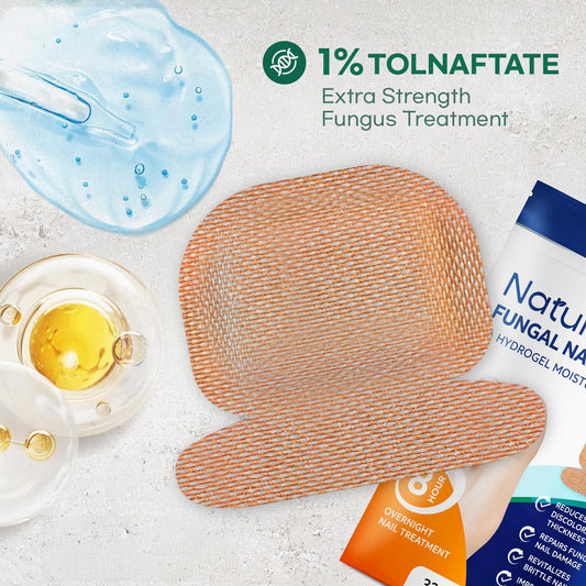Natural Vine Hydrogel Moisture Formula provides gentle contact with affected nails