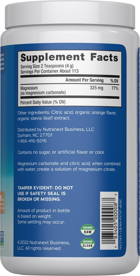 Natural Vitality CALM bottle front view for easy daily stress support