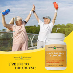 Natural Wellness Cholesterol Support packaging design conveys trust