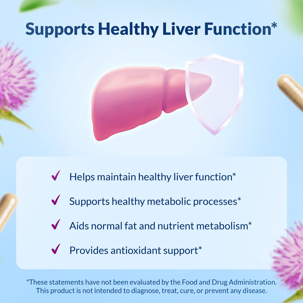 Natural Wellness Maximum Milk Thistle bottle pouring capsules for easy daily routine.