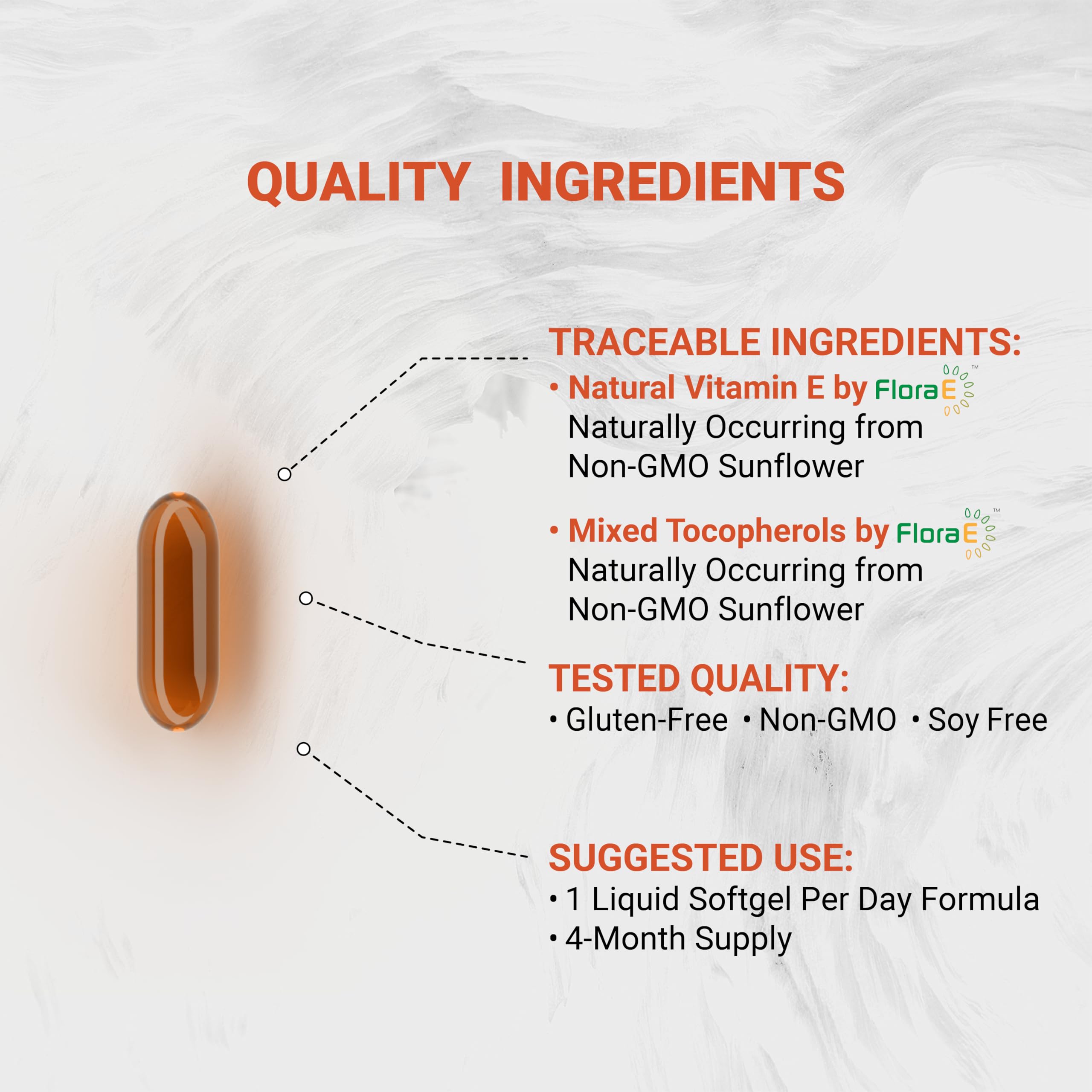 Naturalis FloraE extraction process highlights natural sunflower source.
