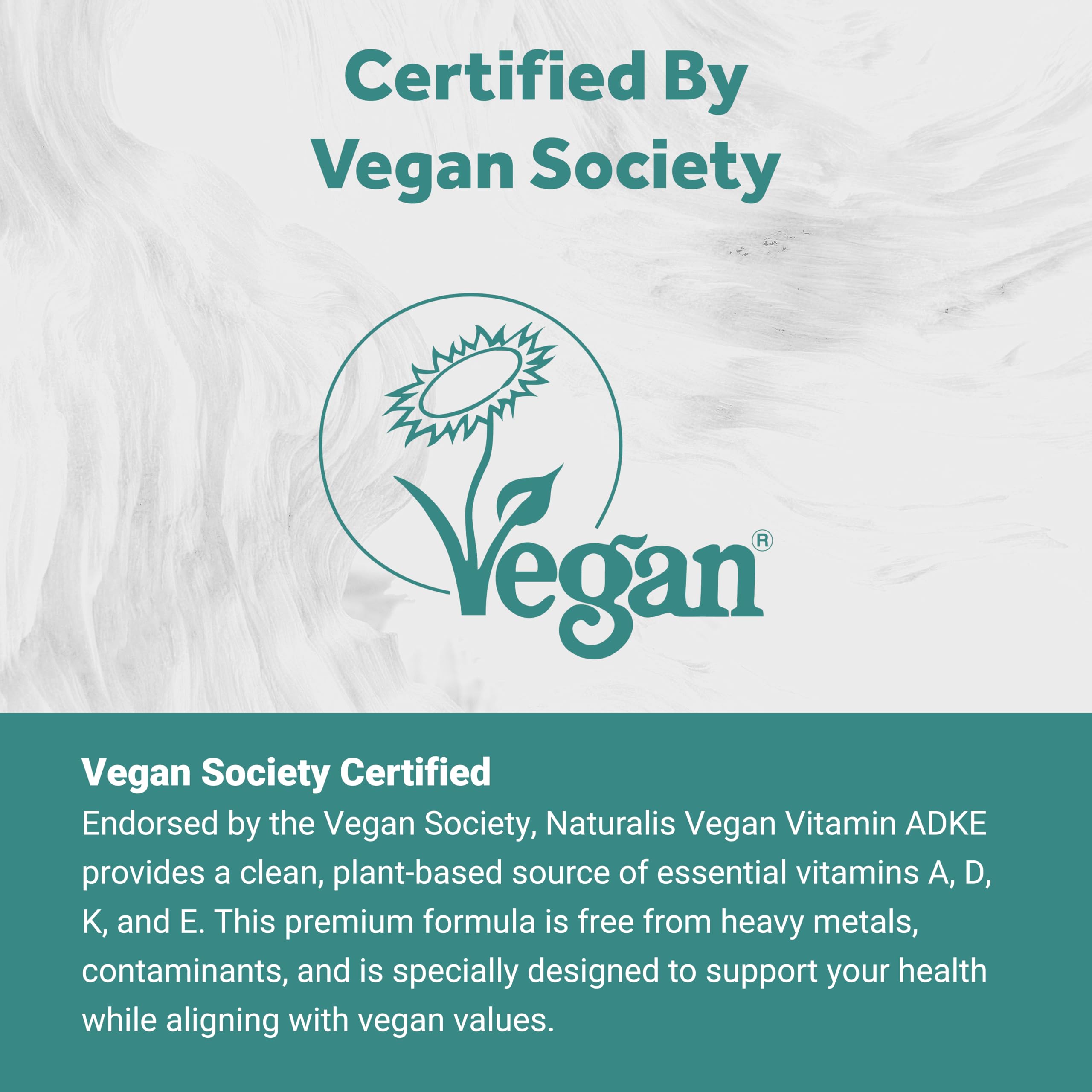 Carrageenan-free icon signaling plant-based formulation.