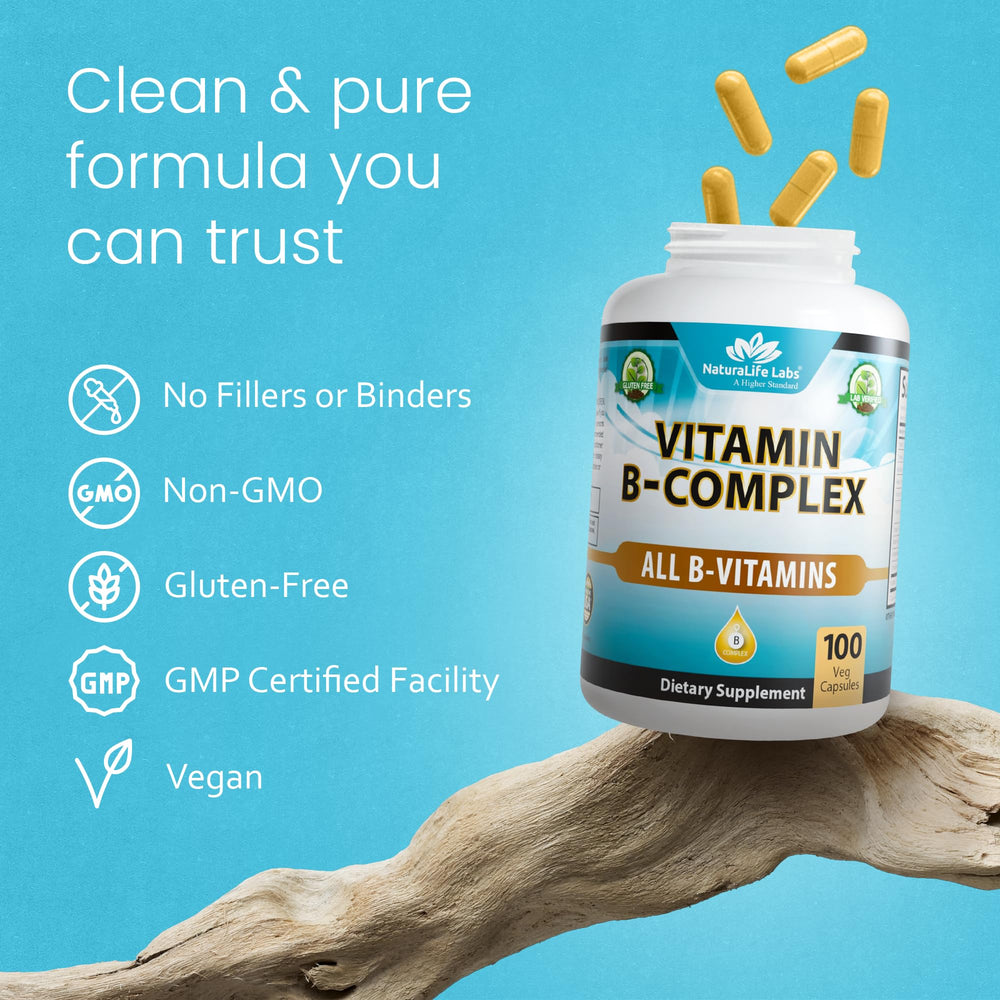 NaturaLife Labs Vitamin B-Complex daily use ritual shows easy routine