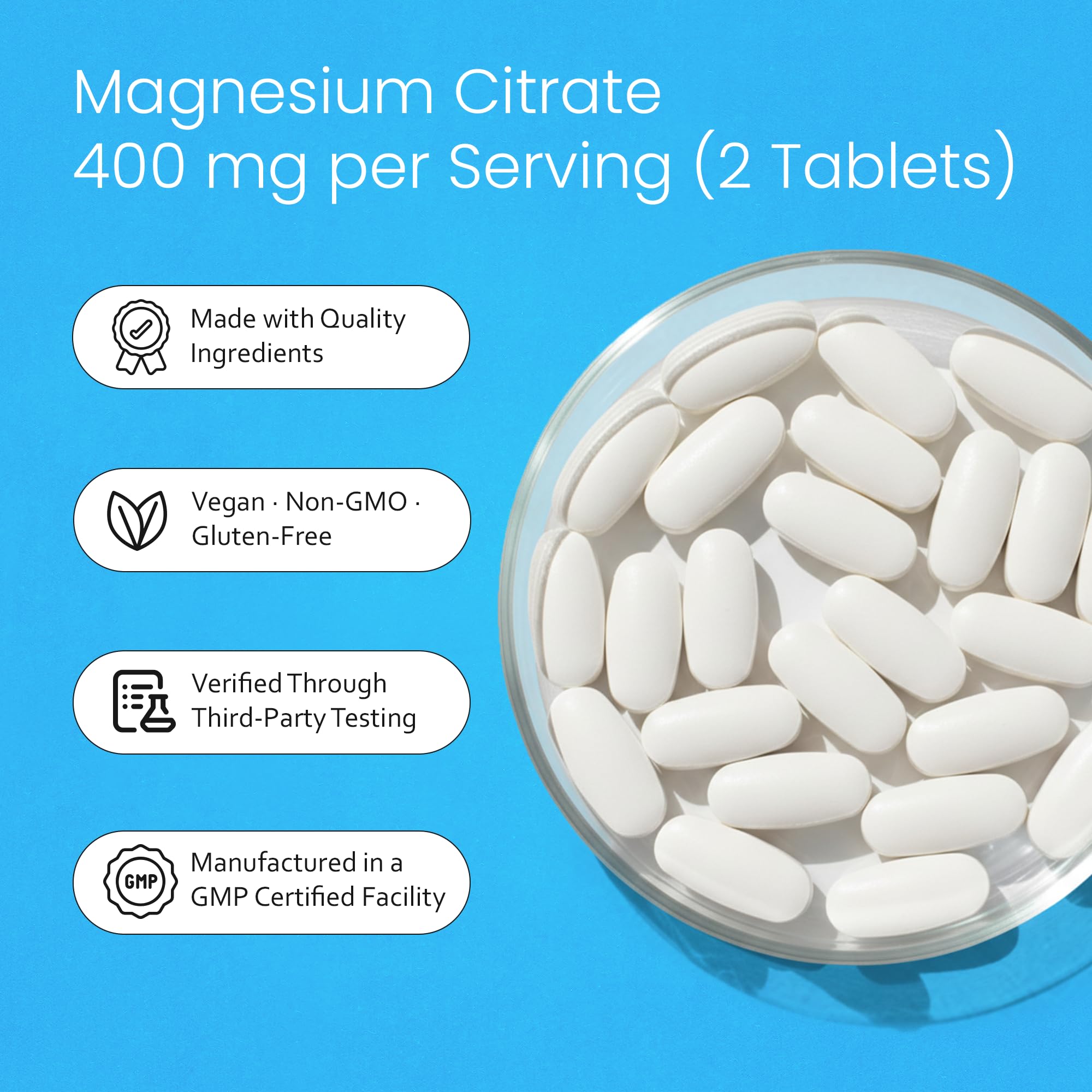NaturaLife Labs product shown with FDA-registered GMP facility context.
