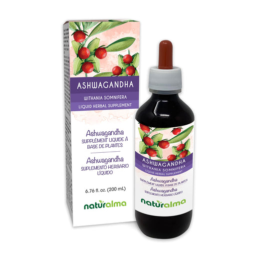 Naturalma Ashwagandha root drops bottle for daily wellness.
