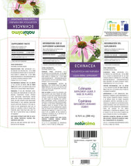 Naturalma Echinacea drops pour demonstrates easy dosing in a mild-tasting liquid.