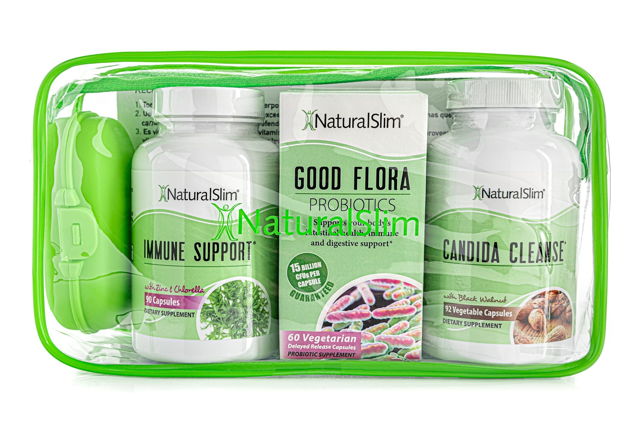 NaturalSlim 28-day regimen guide image offers clear daily steps