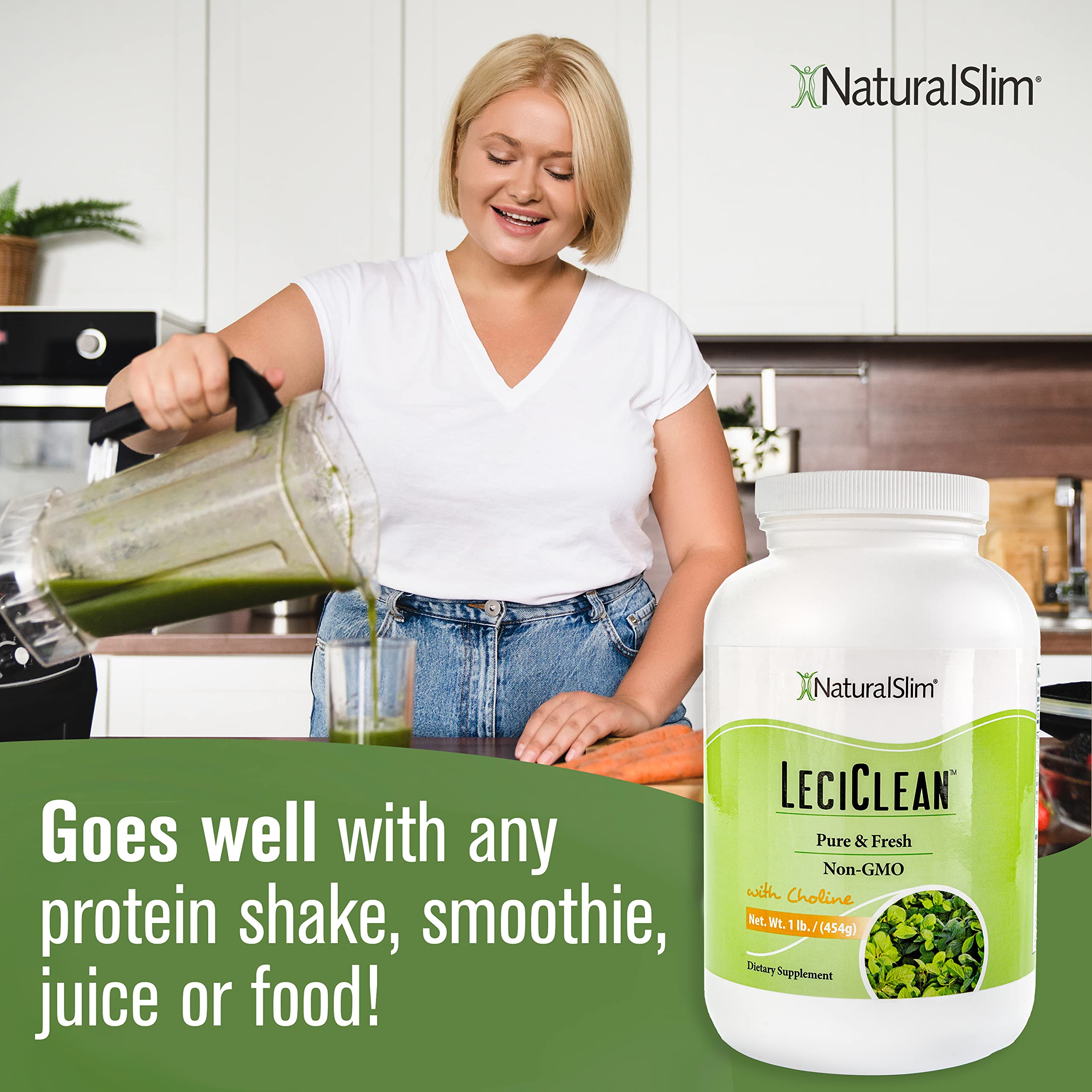 NaturalSlim brain heart liver icons signaling nutritional support.