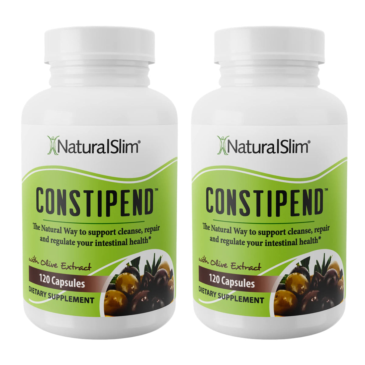 NaturalSlim Constipend bottle front view for gentle bowel support