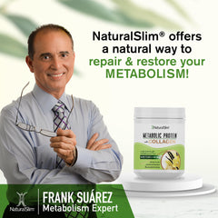 NaturalSlim Digestive-friendly protein blend with vitamins displayed
