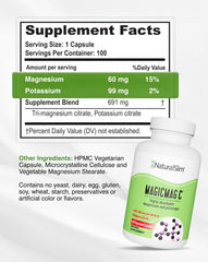 MagicMag C bottle near calcium-rich foods for bone support