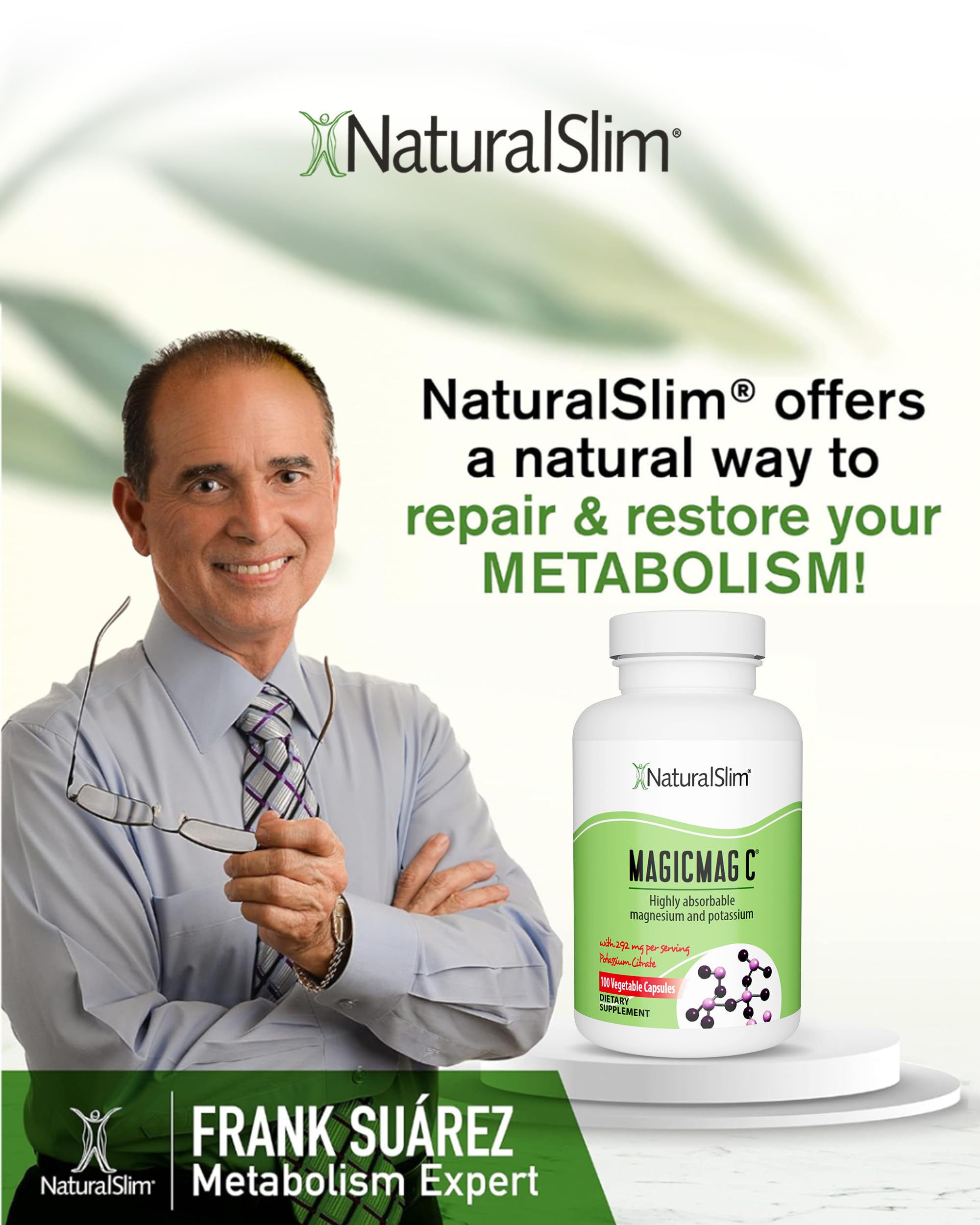 NaturalSlim MagicMag C label signaling sleep and relaxation benefits