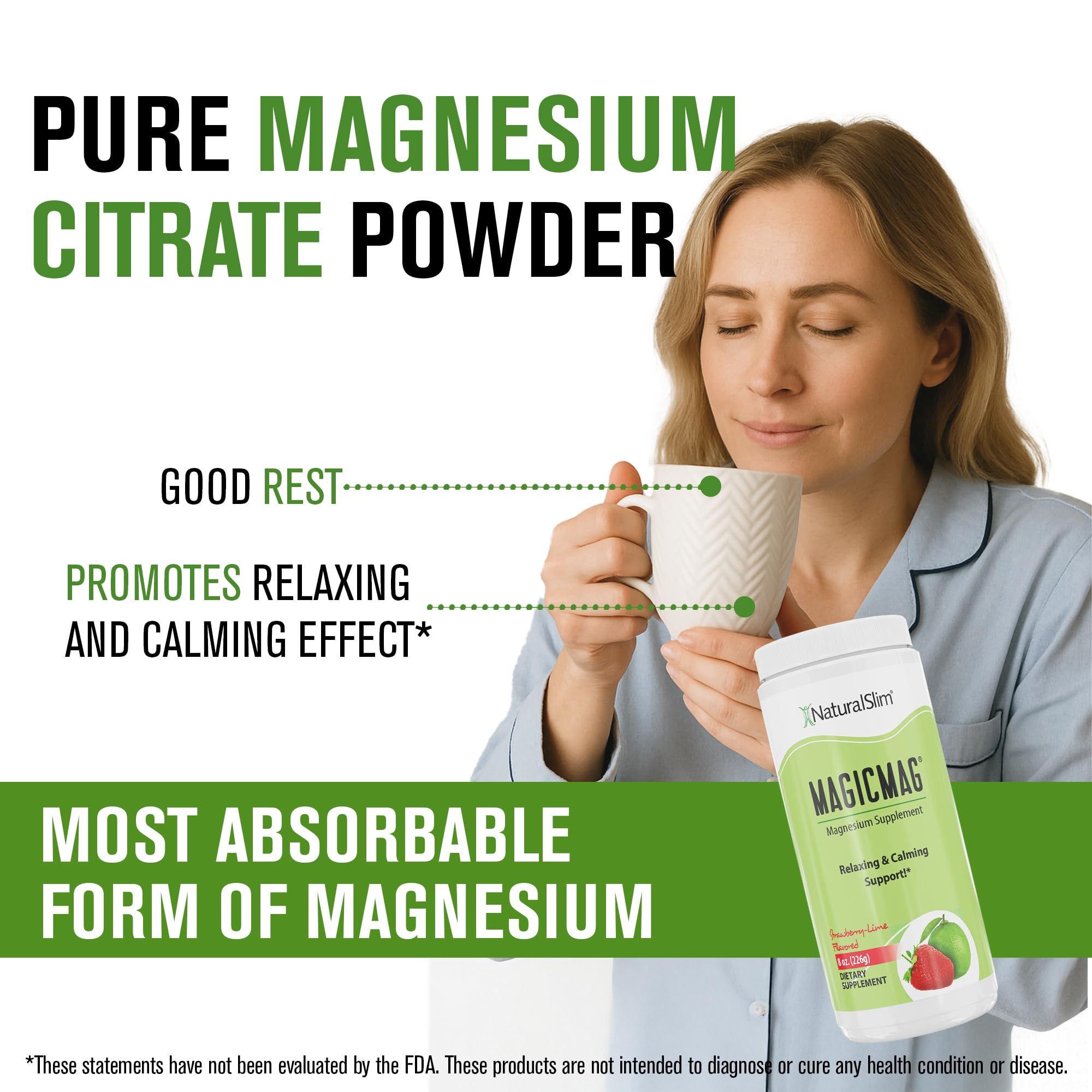 NaturalSlim MagicMag dissolving-in-water-visual demonstrates easy mixability.