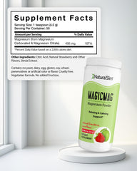 NaturalSlim MagicMag flavor close-up highlighting strawberry lime taste