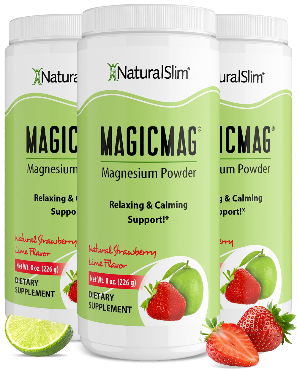 NaturalSlim MagicMag powder-tub-front view for daily magnesium support.