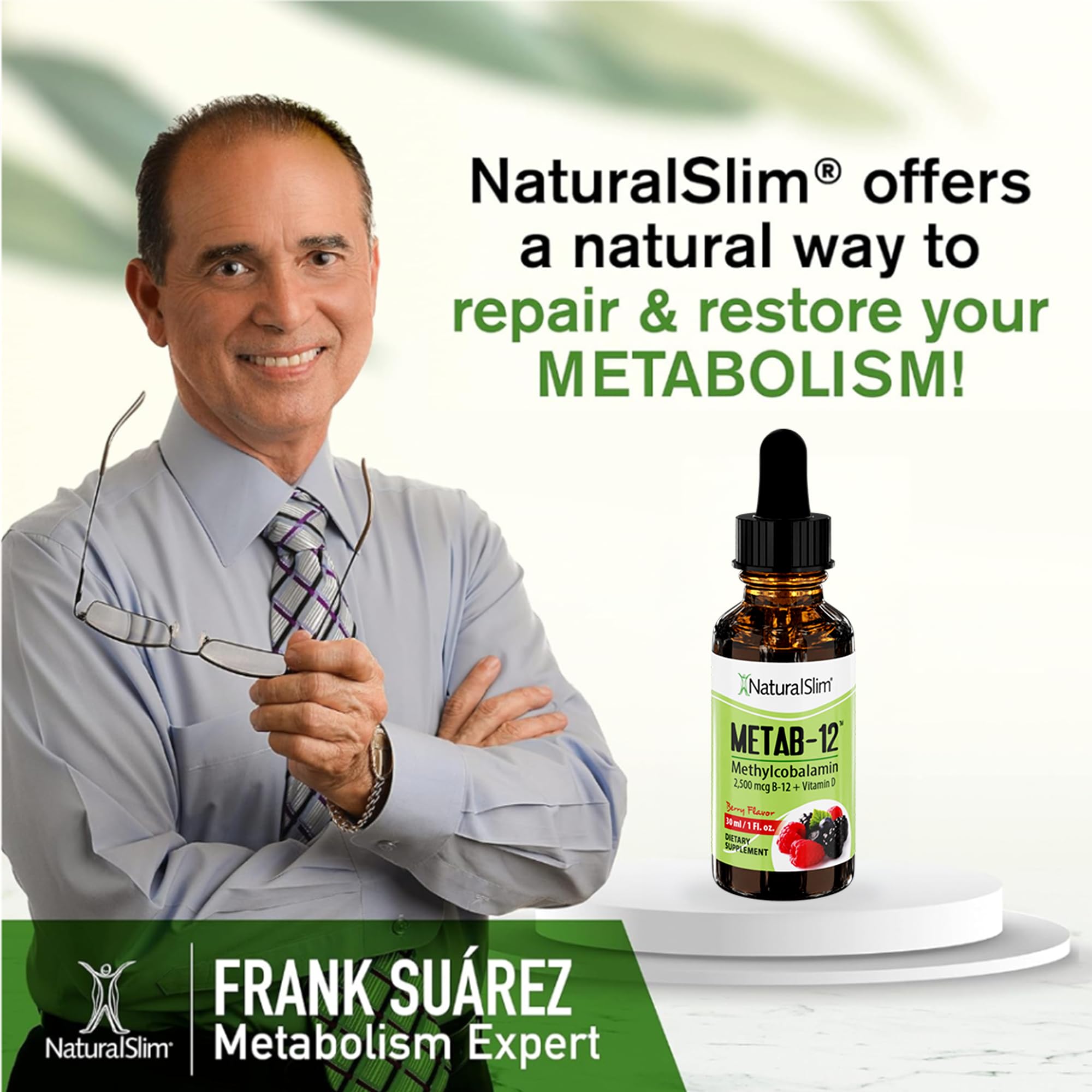 NaturalSlim Metab-12 energy routine setup for daily boost