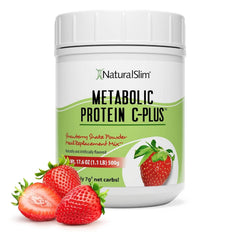 NaturalSlim Metabolic Protein C-Plus bottle pour for easy daily energy boost