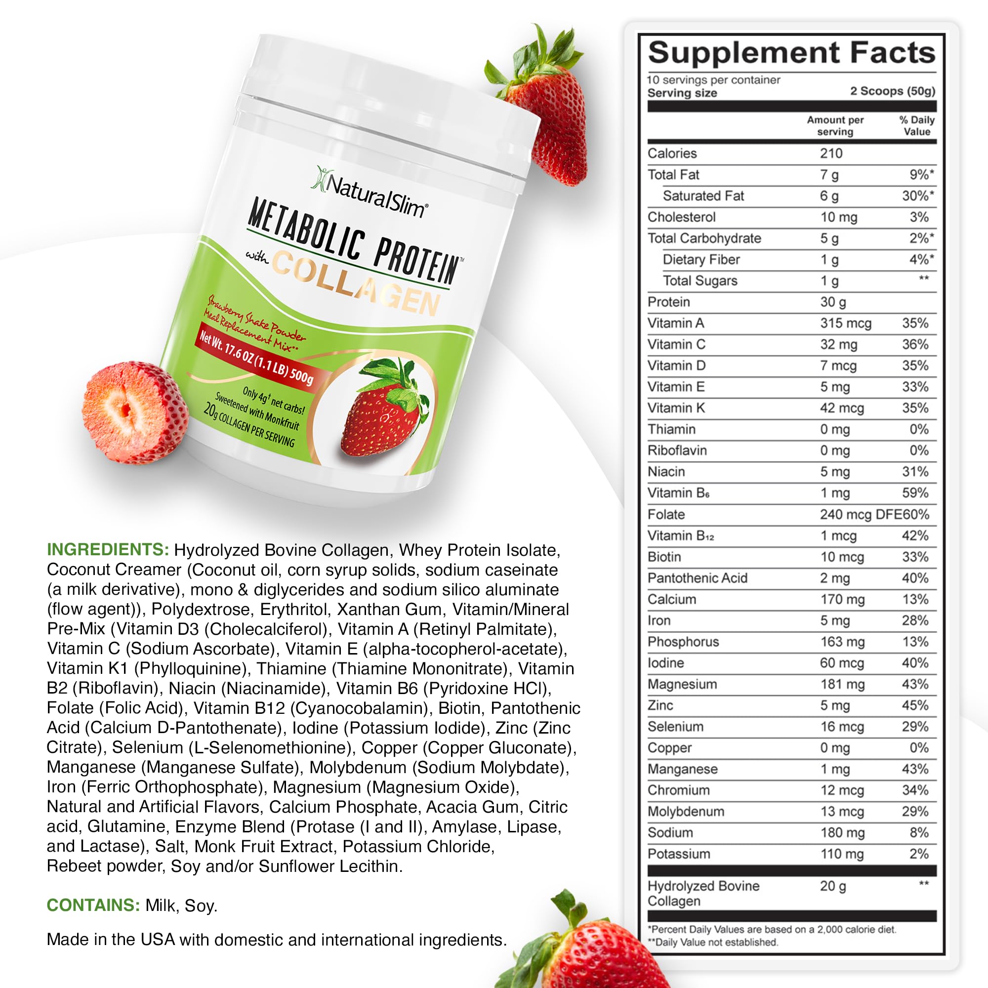 Pouring NaturalSlim Metabolic Protein Powder into glass for a quick shake.