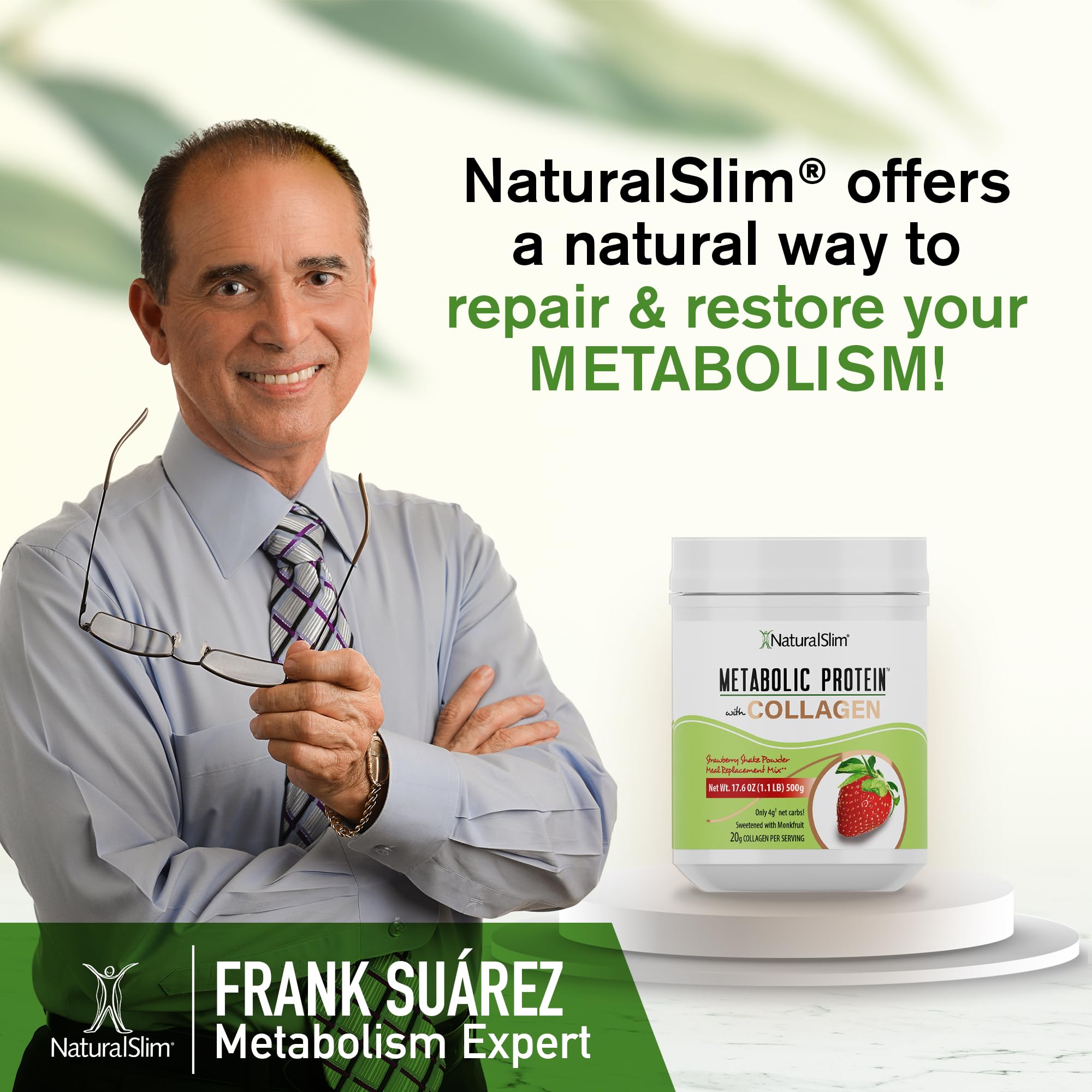 Texture close-up of NaturalSlim Metabolic Protein Powder showing creamy consistency.