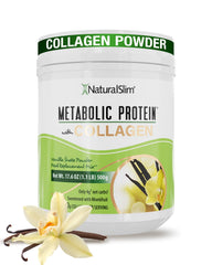 NaturalSlim Metabolic Protein Vanilla bottle for daily protein support