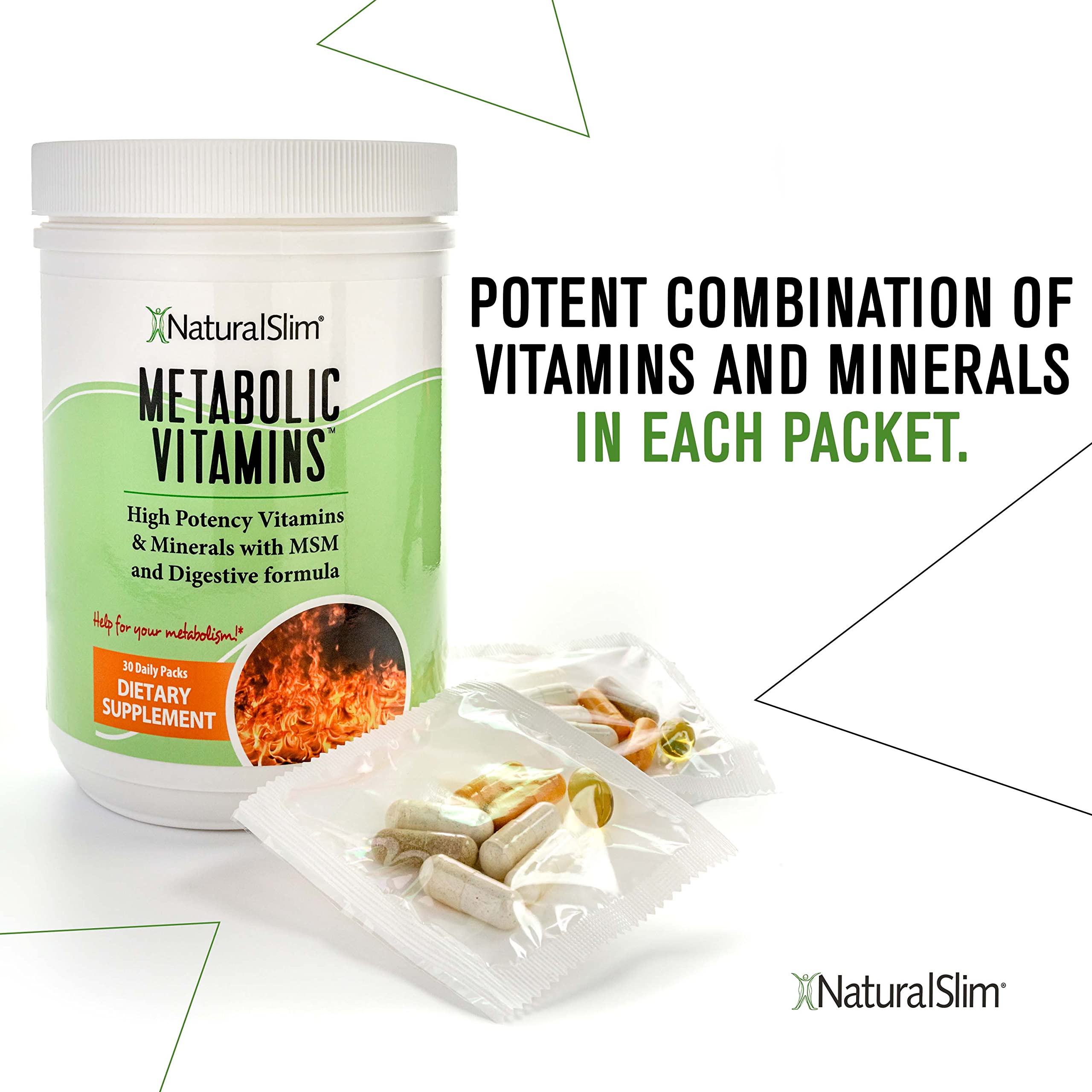 NaturalSlim Metabolic Vitamins minerals support balanced daily nutrition.