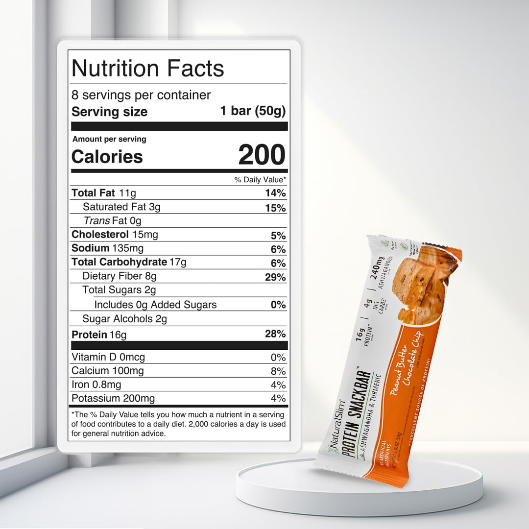 NaturalSlim monkfruit-stevia sweetened bar pack for guilt-free cravings.