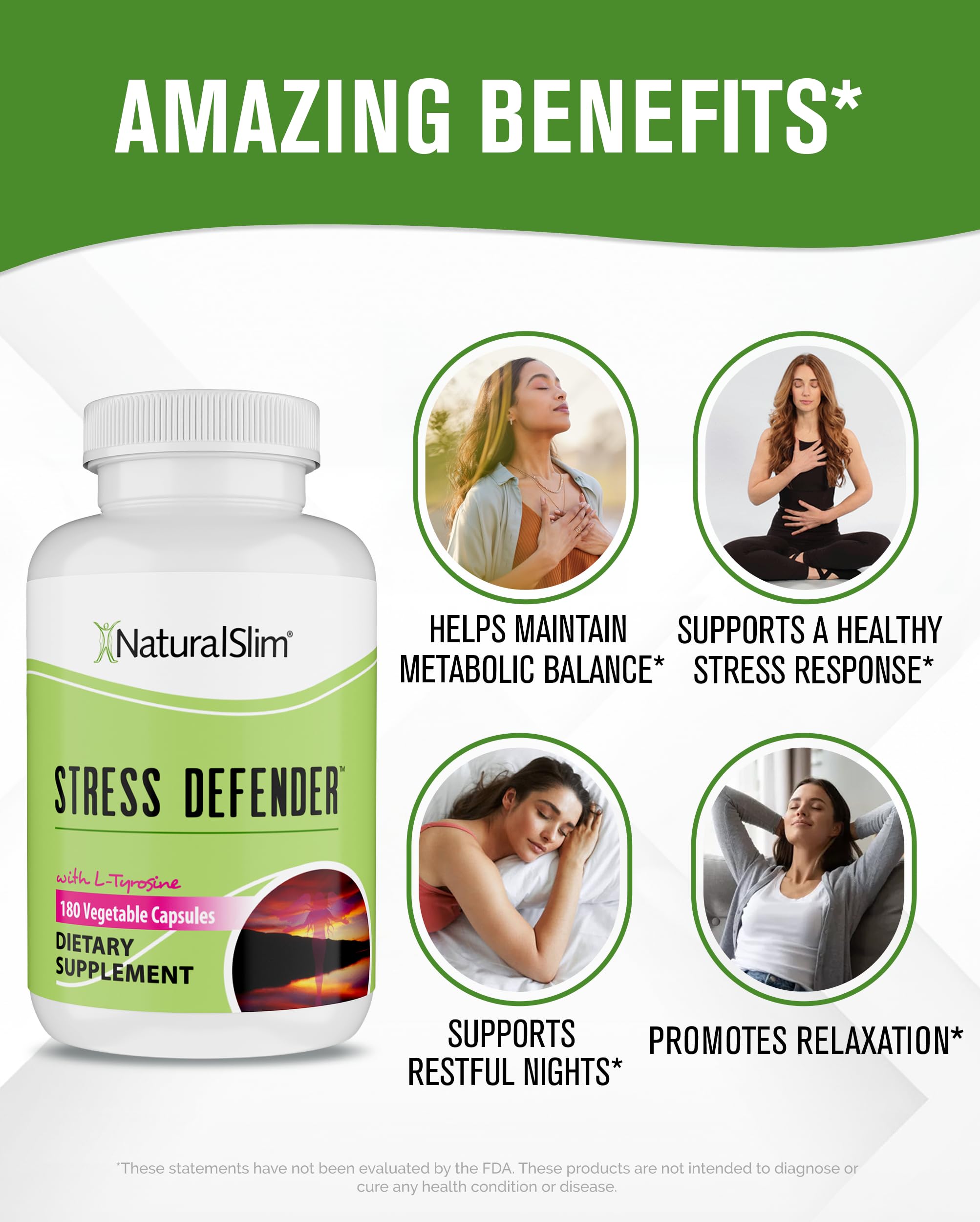 NaturalSlim Stress Defender cravings image illustrates appetite management