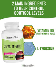 NaturalSlim Stress Defender night-use scene suggesting improved sleep