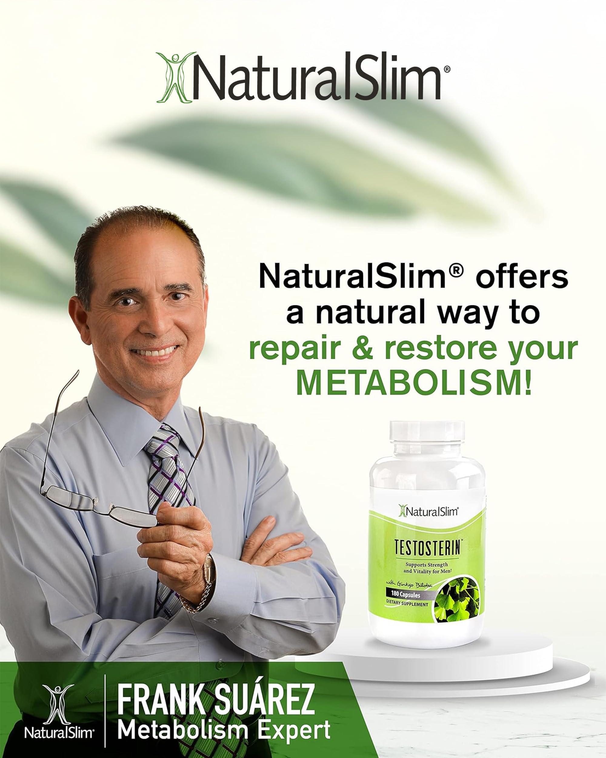 NaturalSlim Testofen capsules offering energy and mood support.