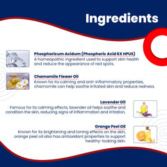 Skin-friendly ingredients highlighted in the Naturasil formula.