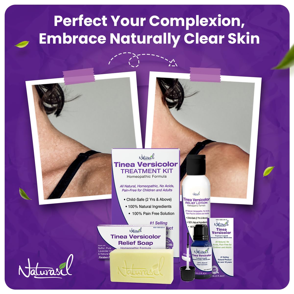 Naturasil kit application directions illustrate simple steps for consistent routine