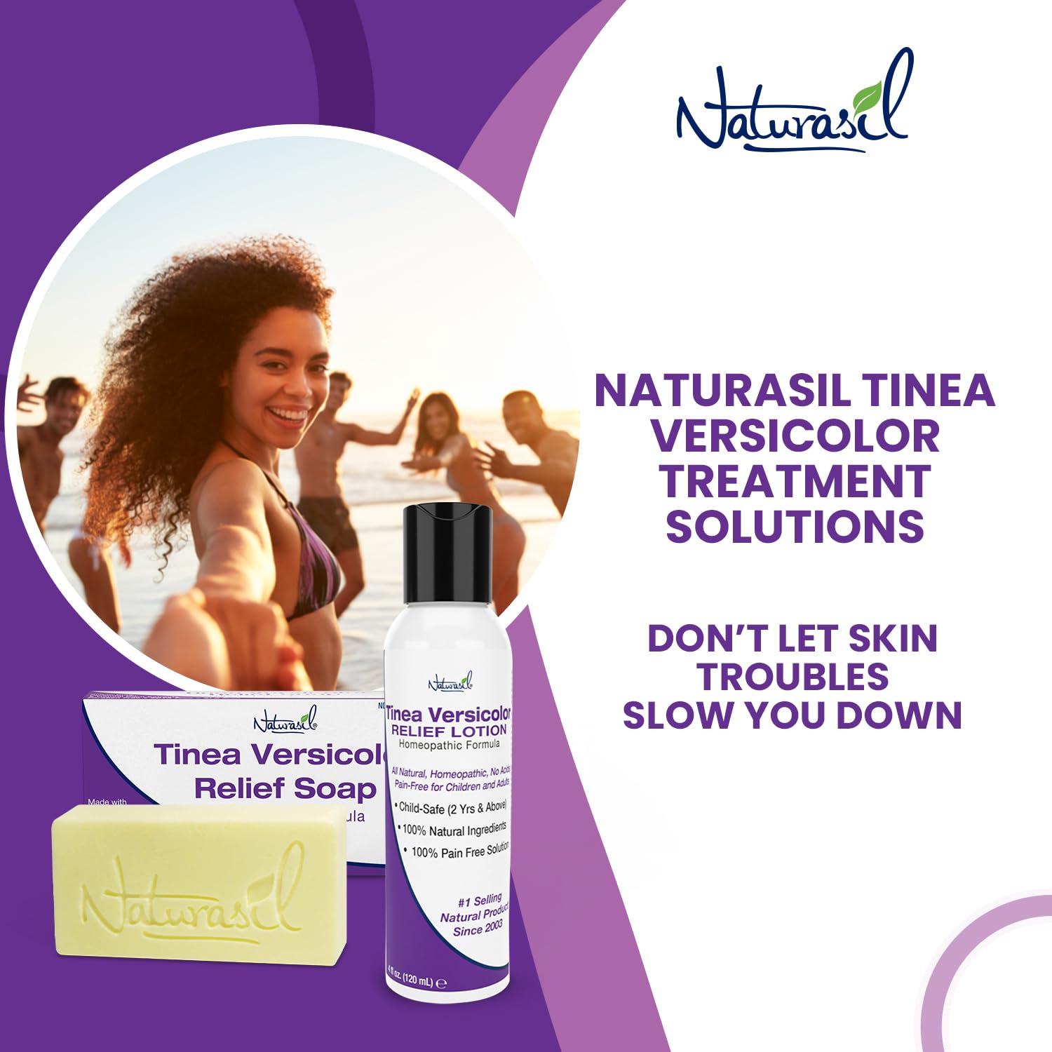 Naturasil bottle-dispense feature illustrates convenient dosing for consistent application