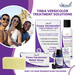 Naturasil Tinea Versicolor lotion 4oz bottle for daily skin care