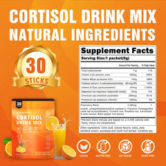 Nature Aurora cortisol drink mix orange stick ready to blend into drinks on the go.